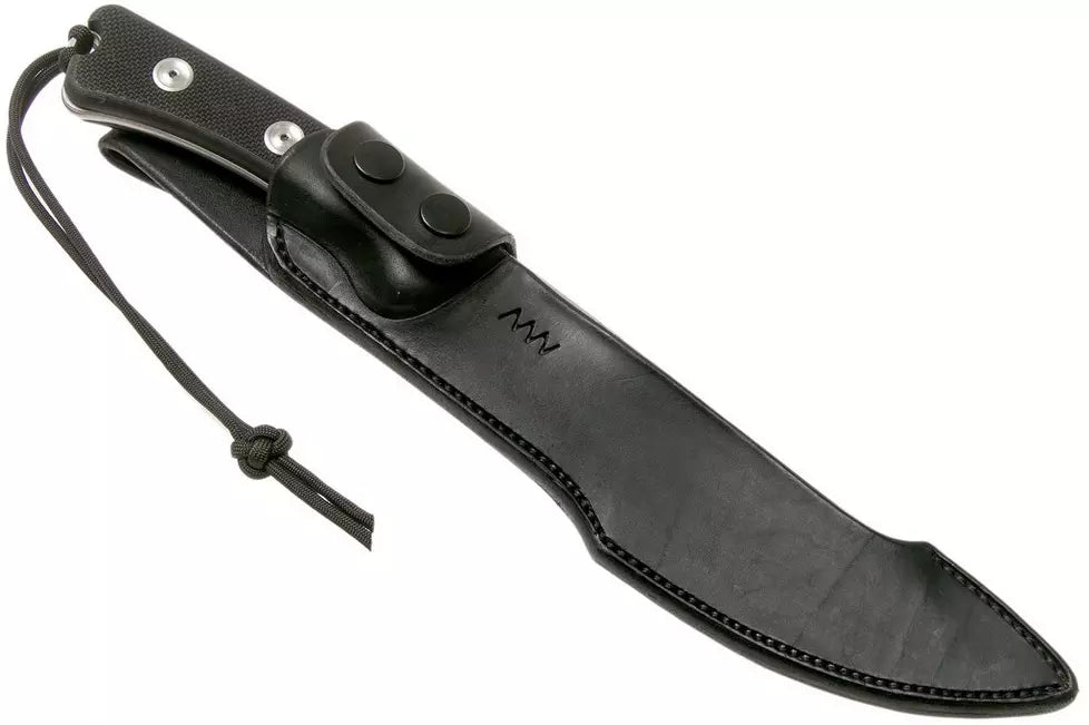 Acta Non Verba Knives ANVP500-006 7.5" Sleipner Blade Black Handle Fixed Knife
