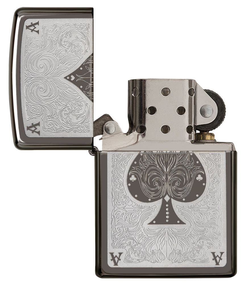Ace Filigree Engraved Windproof Lighter – Zippo UK