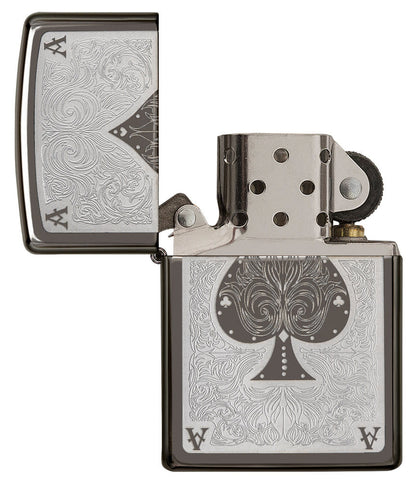 Ace Filigree Engraved Windproof Lighter – Zippo UK