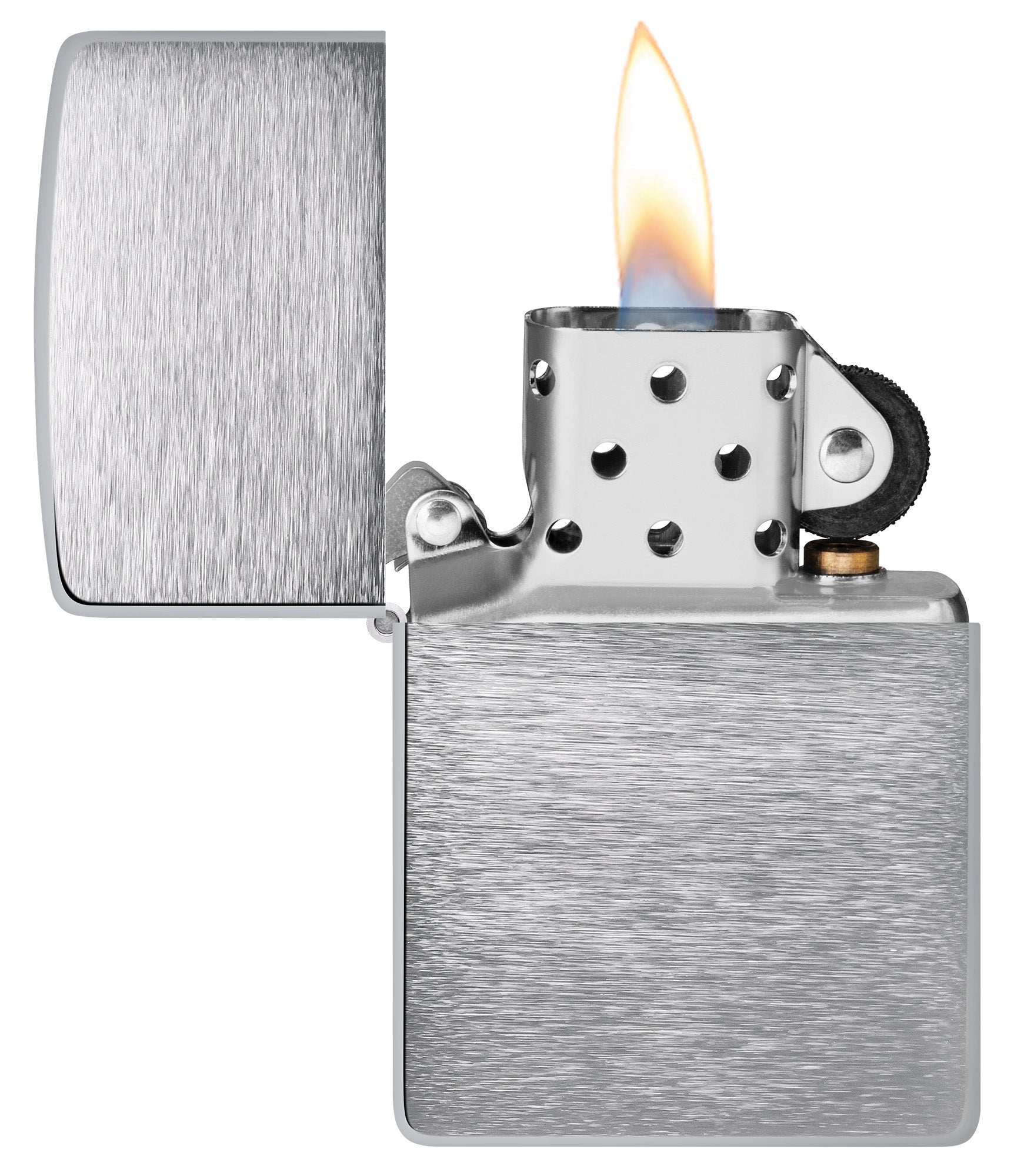 Zippo Armor® Brushed Chrome Windproof Lighter
