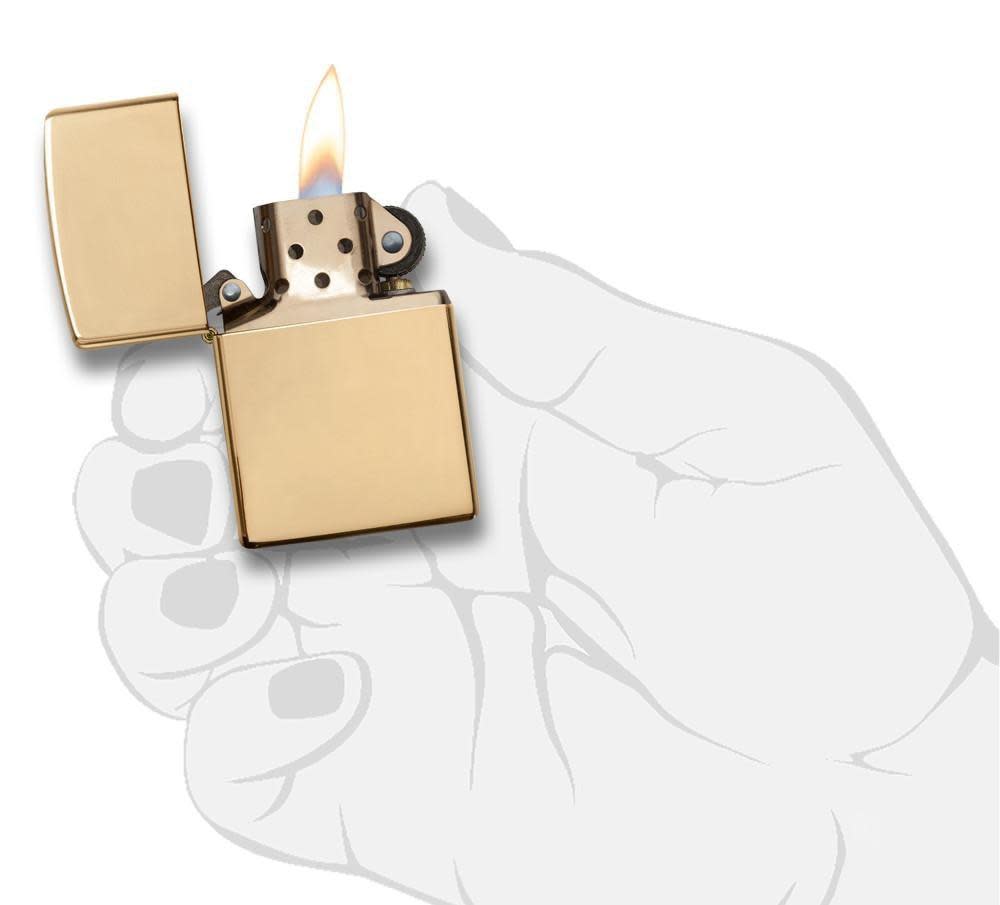 Zippo Armor® High Polish Brass Windproof Lighter
