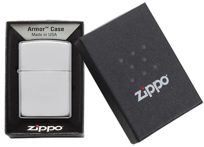 Zippo Armor® High Polish Chrome Windproof Lighter