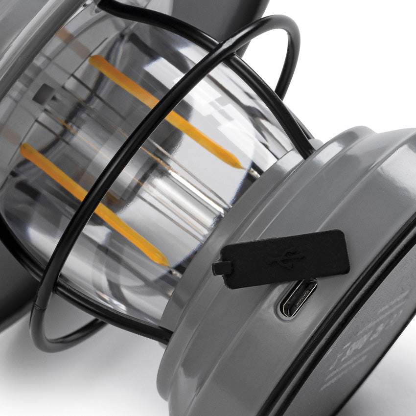 Barebones Living Edison Mini Lantern 4.25 in x 4.5 in x 7 in - outdoor lighting - image 2