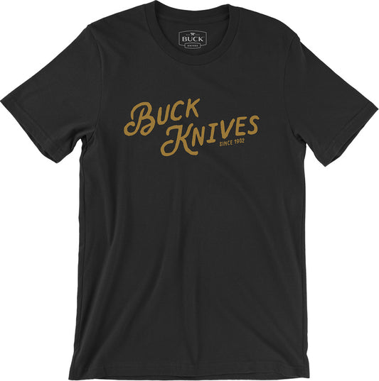 Buck Vintage Script T-Shirt L 13360