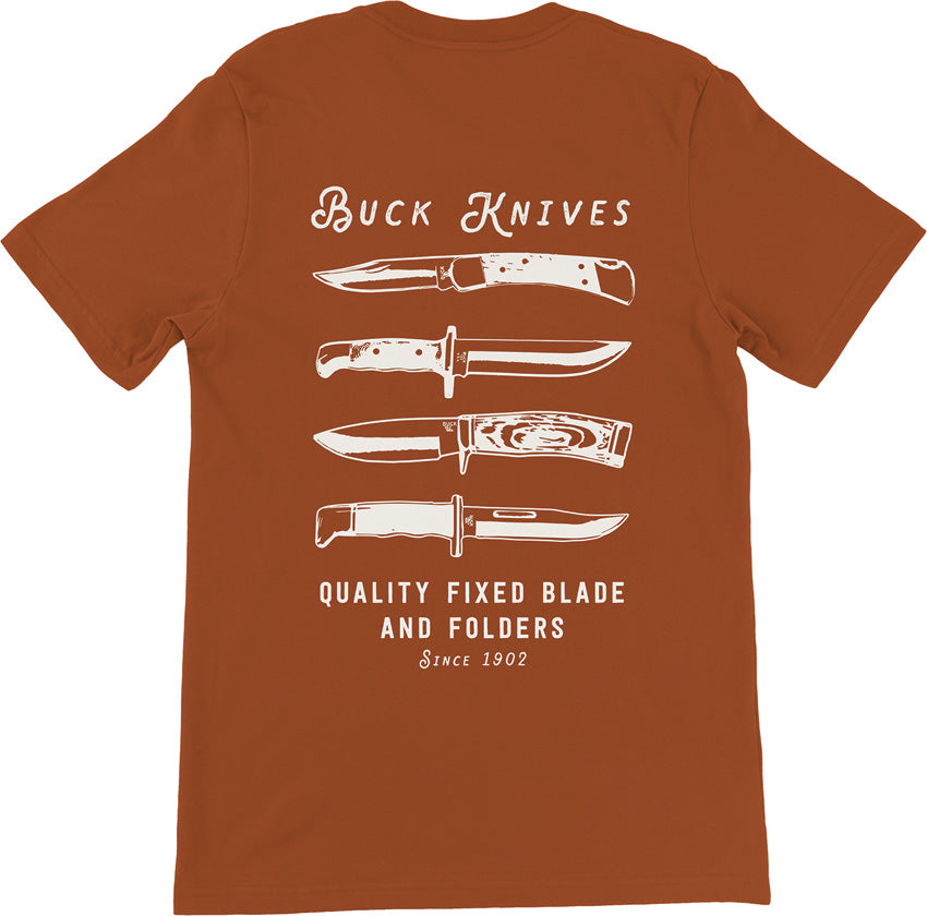 Buck Quality Blades T-Shirt XL 13379 by Buck