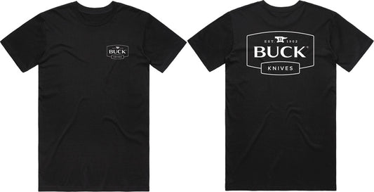 Buck Logo T-Shirt Black Lrg 13873 by Buck