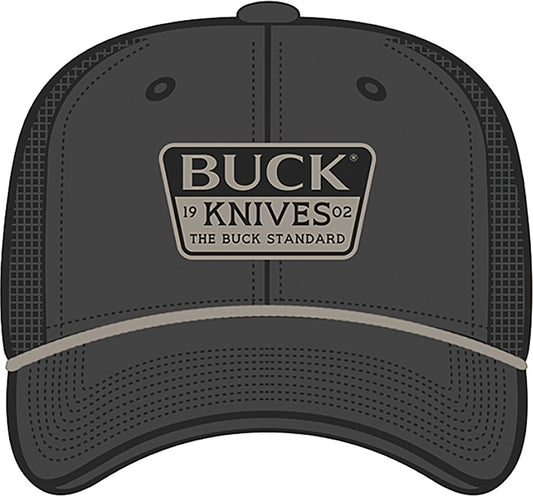 Buck Embroidered Patch Charcoal 14249 by Buck