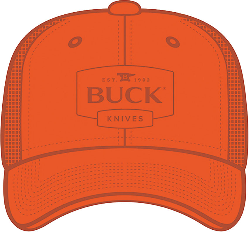 buck blaze org PVC patch hat 