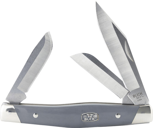 Buck Stockman Gray Nickel Silver 14106 by Buck