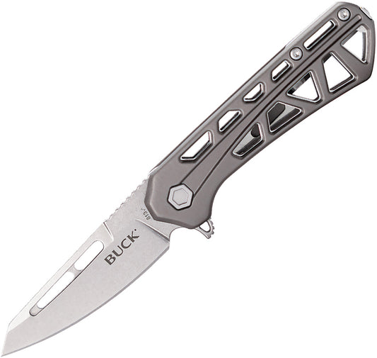 Buck Mini Trace Ops Linerlock Gray 13760