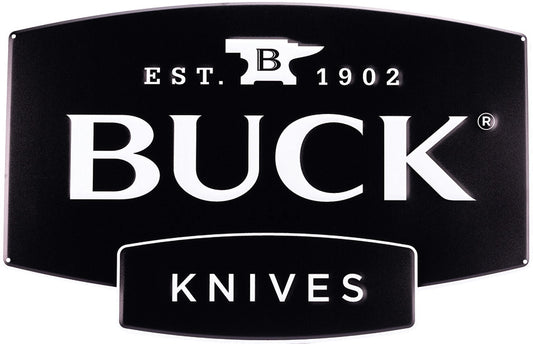 Buck Buck Logo Tin Tacker Sign 13520