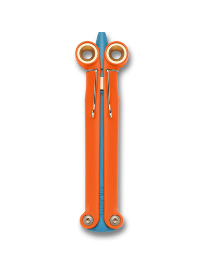 Spyderco BaliYo® USA-Made Heavy Duty Pen – Blue/Orange