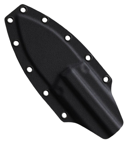 Bastinelli Creations Telum Fixed Blade Knife – Green Micarta Handle, 2.5" Black Stonewash Serrated Blade