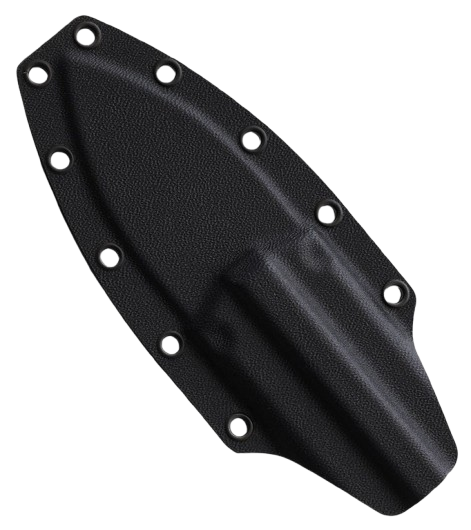 Bastinelli Creations Telum Fixed Blade Knife – Green Micarta Handle, 2.5" Black Stonewash Serrated Blade