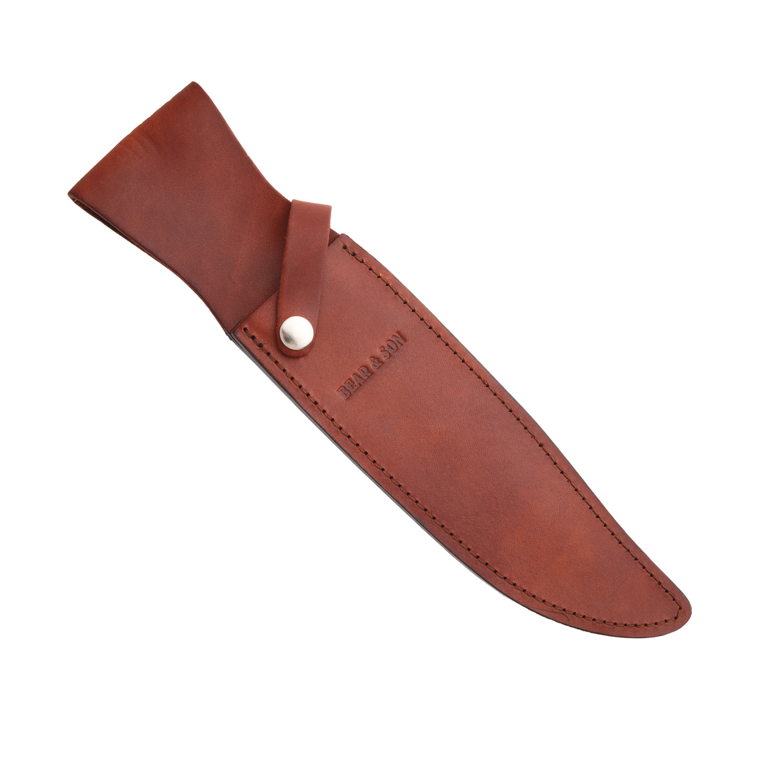 14 3/8" American Bowie Sheath - 02 Pattern - Bear & Son Cutlery - Jacksonville, AL