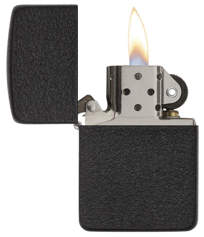 Zippo UK Black Crackle 1941 Replica Lighter shop now at Mjoutdoorsgear