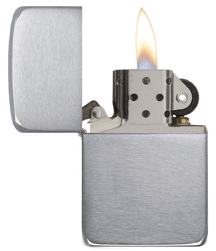 1941 Replica Brushed Chrome Windproof Lighter – Zippo UK
