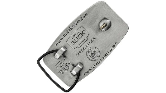Buck Knives 119 Special Belt Buckle BUBB-NS Fabric/Material: Pewter, Color: Silver
