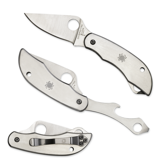 Spyderco ClipiTool Bottle Opener &amp; Screwdriver Knife – C175P