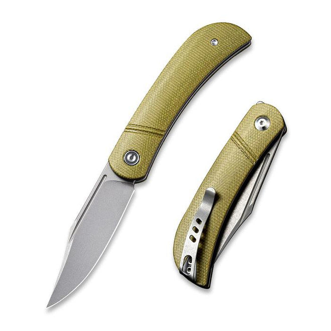 Civivi Appalachian Drifter C2015B Olive Micarta gentleman's knife
