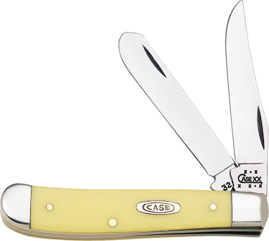 Case Cutlery Mini Trapper Yellow 00029