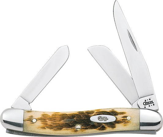 Case Cutlery Stockman Amber Bone 00042