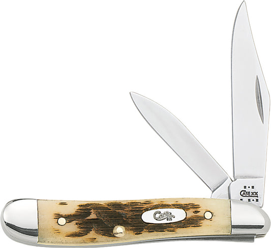 Case Cutlery Peanut Amber Bone 00045