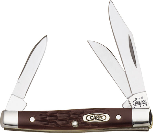 Case Cutlery Small Stockman Brown Delrin 00081