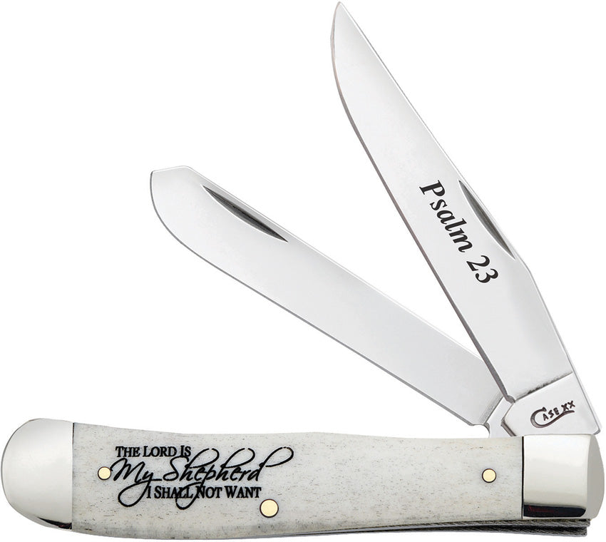 Case Cutlery Psalm 23 Trapper 08795 by Case Cutlery