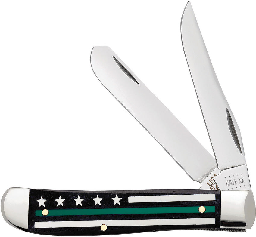 Case Cutlery Stripes Service Mini Trapper 09576 by Case Cutlery