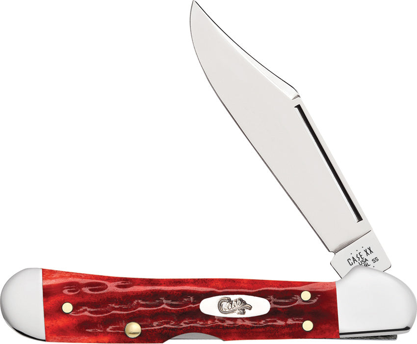 Case Cutlery Mini Copperlock Red Pkt Worn 10307 by Case Cutlery
