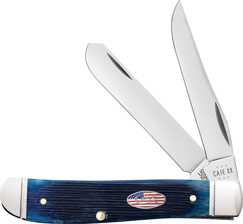 Case Cutlery Mini Trapper Navy Blue 10777 by Case Cutlery