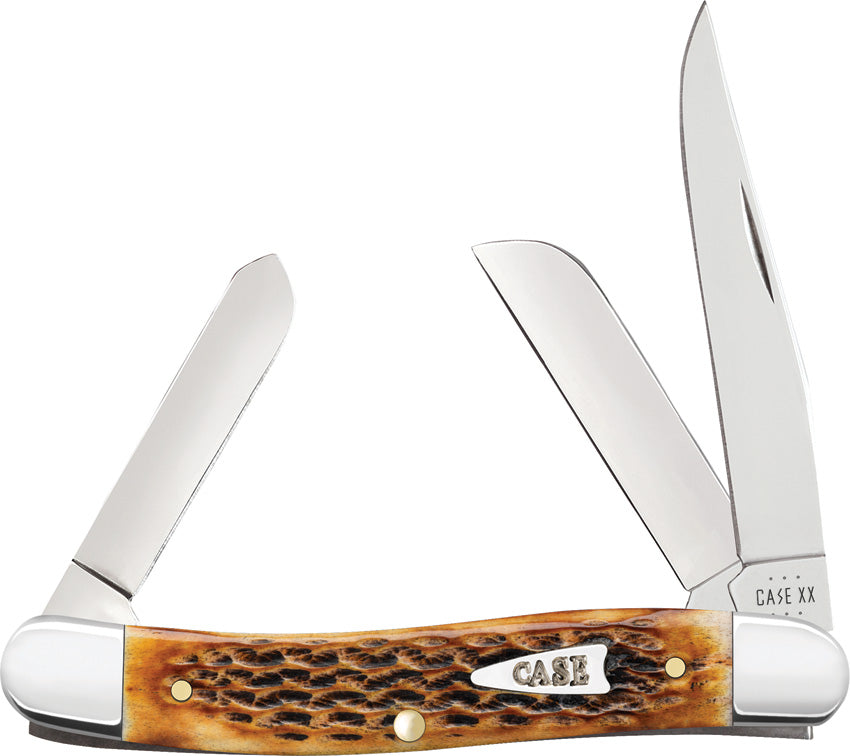 Case Cutlery Med Stockman Burnt Amber 10778 by Case Cutlery