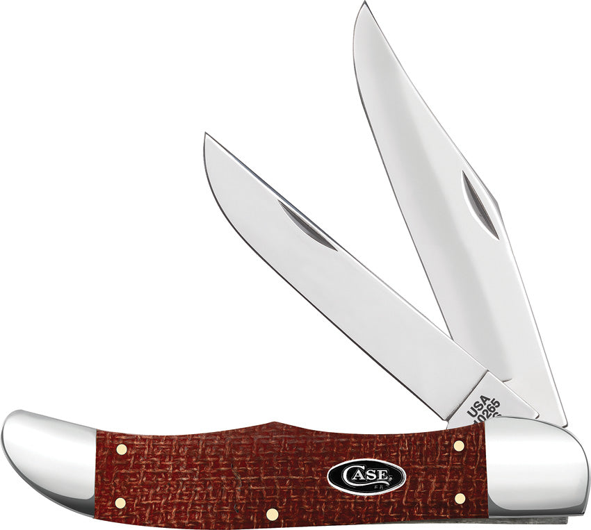 Case Cutlery Folding Hunter Dark Red Mic 12274 by Case Cutlery