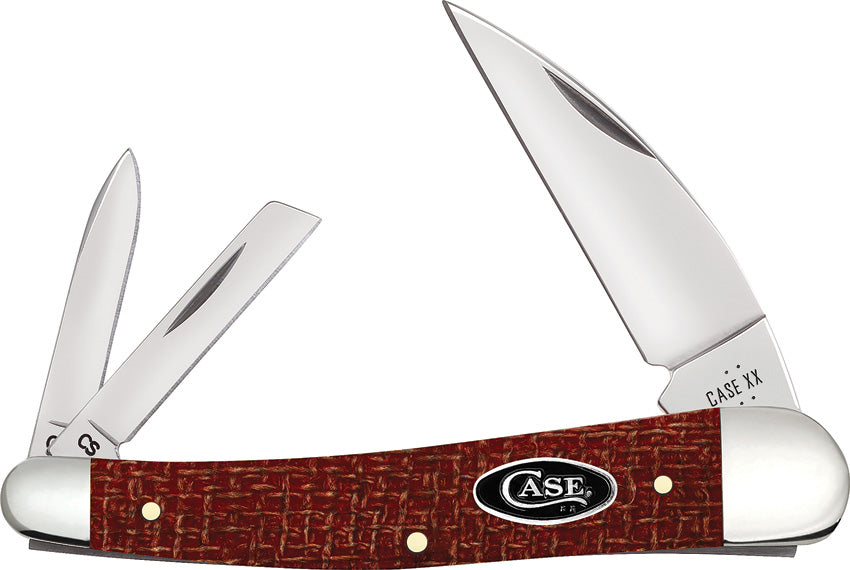 Case Cutlery Seahorse Whittler Red Burlap 12276 by Case Cutlery