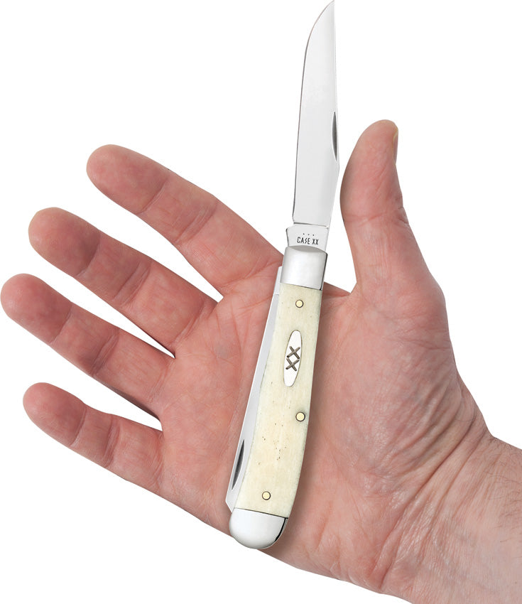 Case Cutlery Trapper Natural Bone 13310