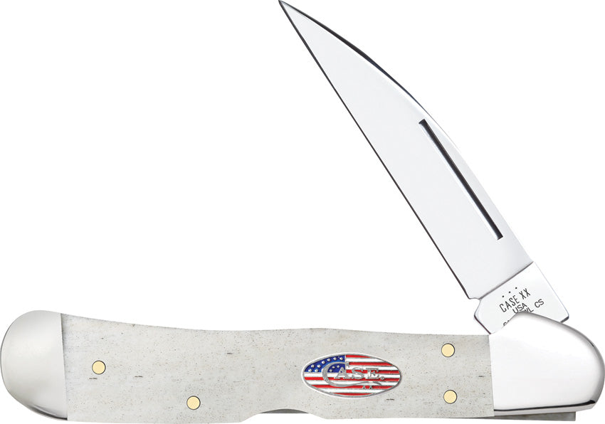 Case Cutlery Copperlock Smooth Bone 14095 by Case Cutlery