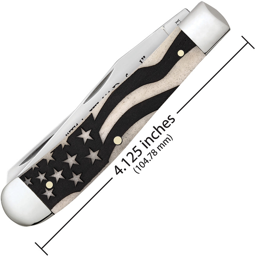 Case Cutlery U.S. Army Trapper Bone 15053