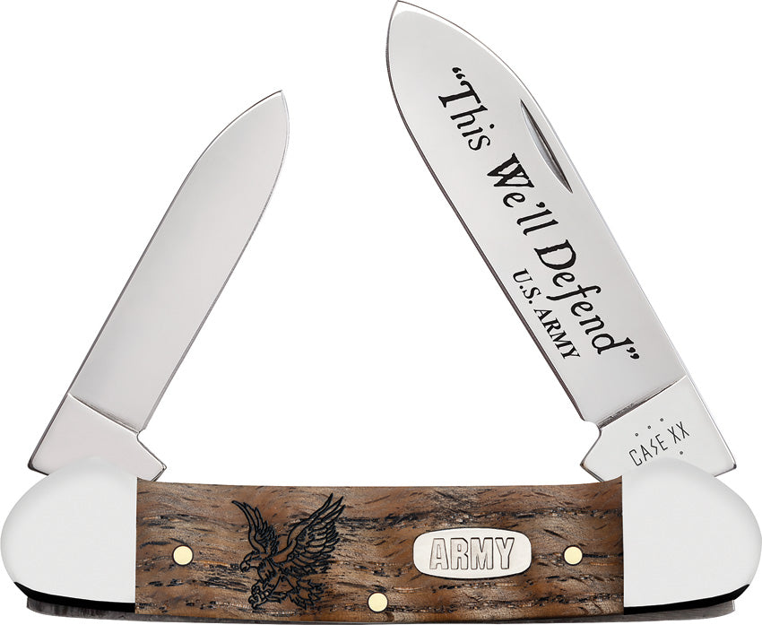 Case Cutlery U.S. Army Canoe Oak 15055 by Case Cutlery