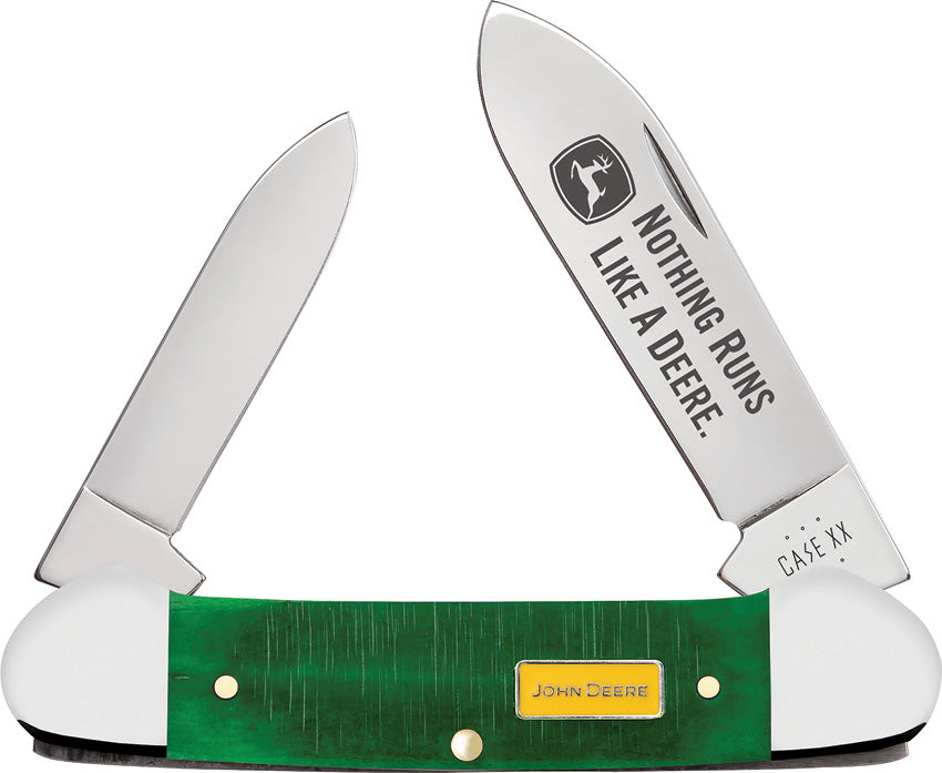 Case Cutlery John Deere Canoe Green 15797 by Case Cutlery