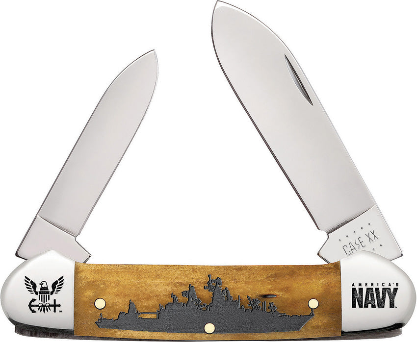 Case Cutlery Navy Canoe Antique Bone 17720 by Case Cutlery