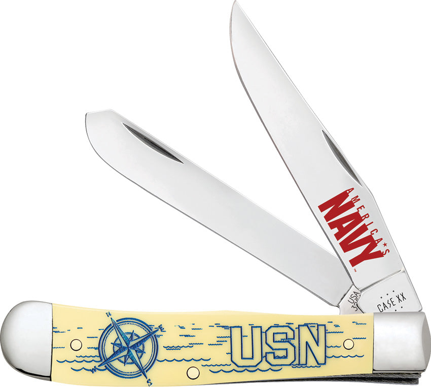 Case Cutlery U.S. Navy Trapper Yellow 17728 by Case Cutlery