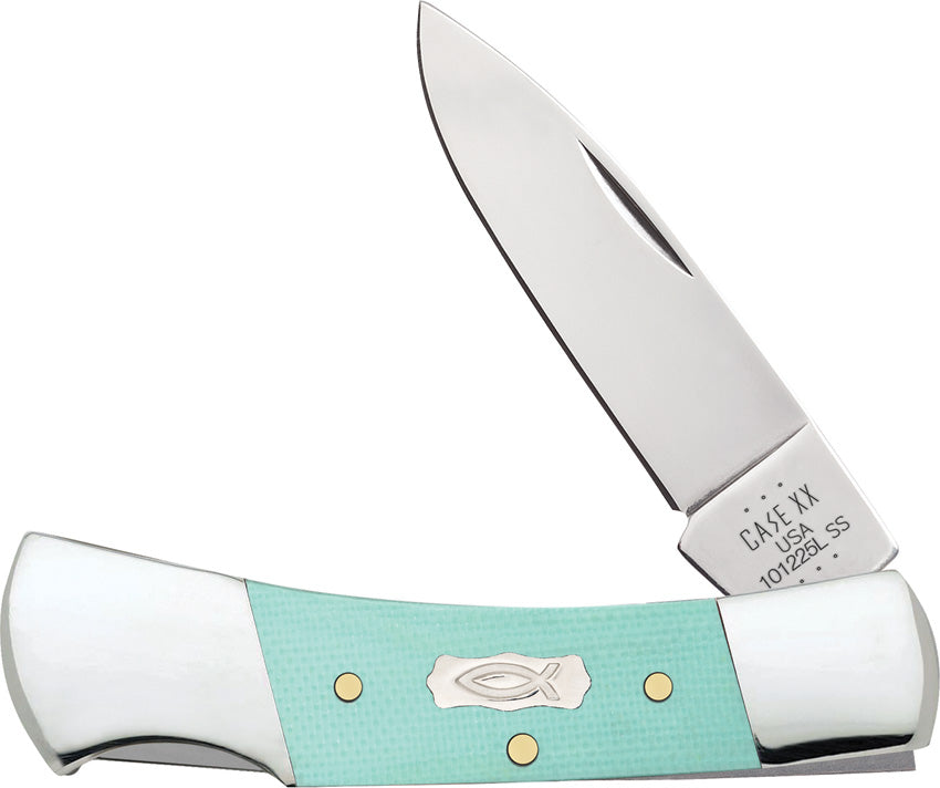 Case Cutlery Lockback Seafoam Green 18106 by Case Cutlery