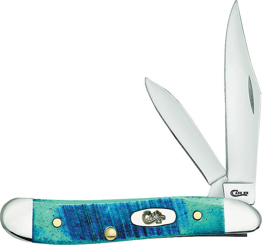 Case Cutlery Peanut Caribbean Blue 25596 by Case Cutlery
