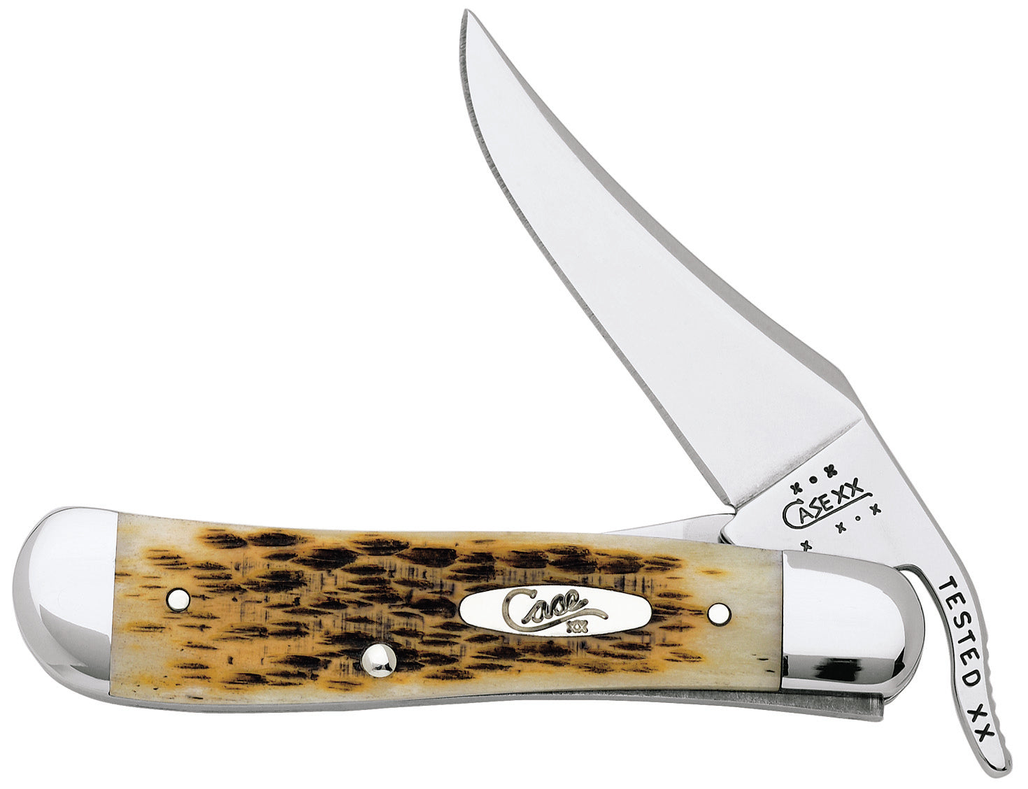 Case Cutlery Russlock Amber Bone 00260
