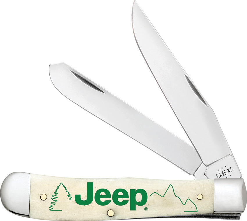 Case Cutlery Jeep Trapper Natural Bone 27013 by Case Cutlery