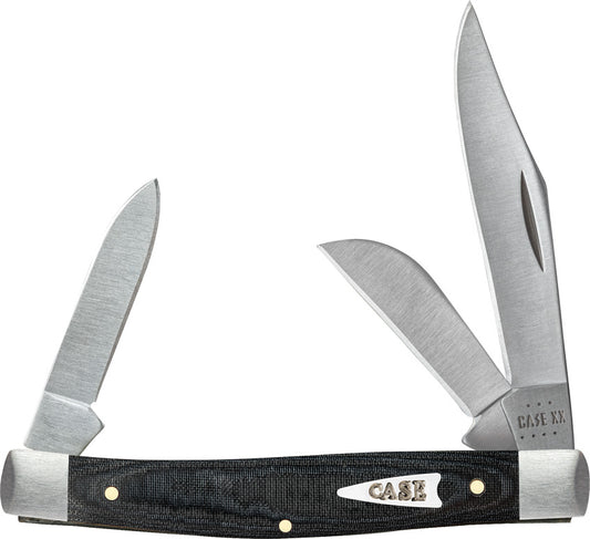 Case Cutlery Stockman Black Micarta 27818 by Case Cutlery