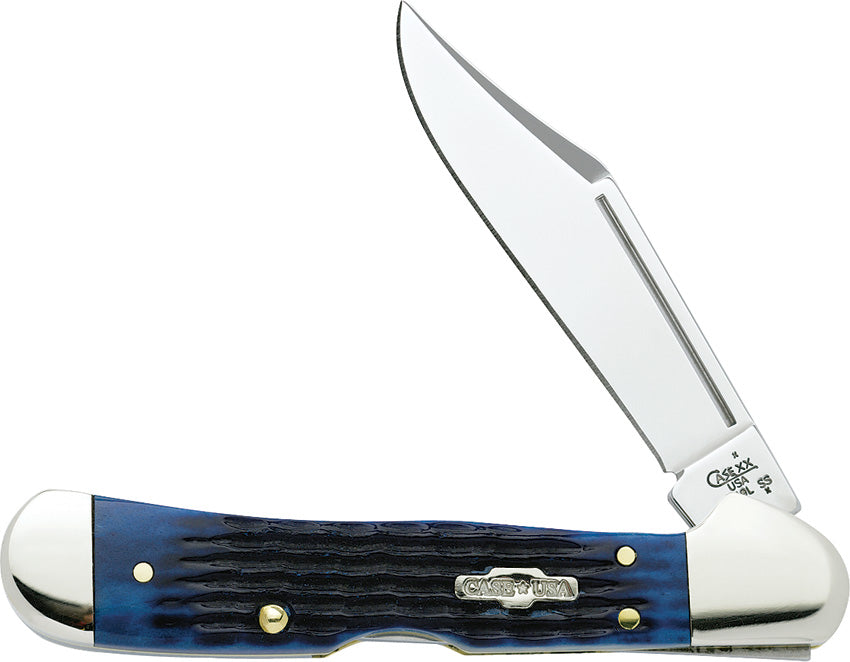 Case Cutlery Mini Copperlock Blue Bone 02864