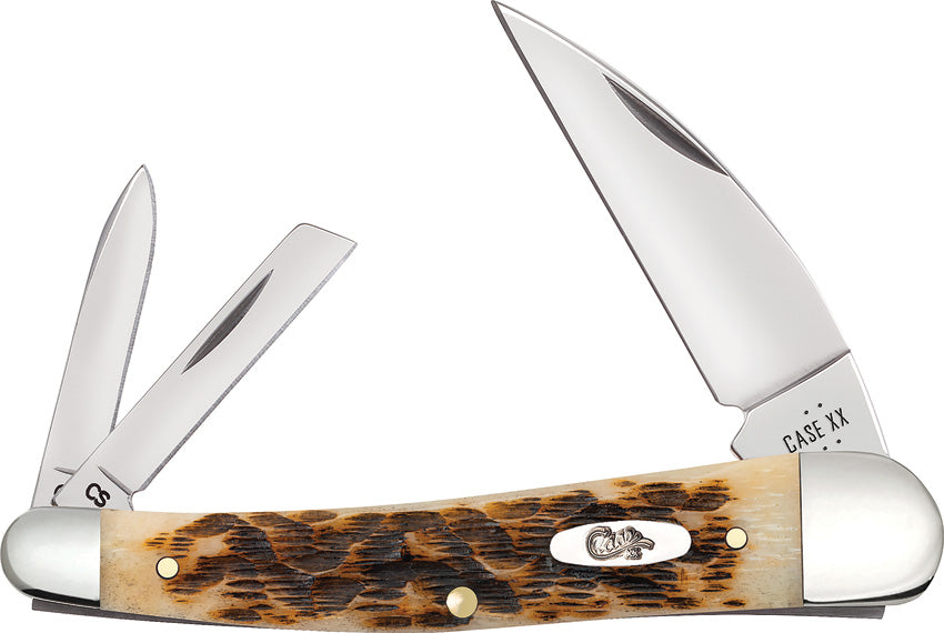 Case Cutlery Seahorse Whittler Amber Bone 30094 by Case Cutlery