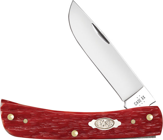Case Cutlery Sod Buster Jr Dark Red Bone 31945